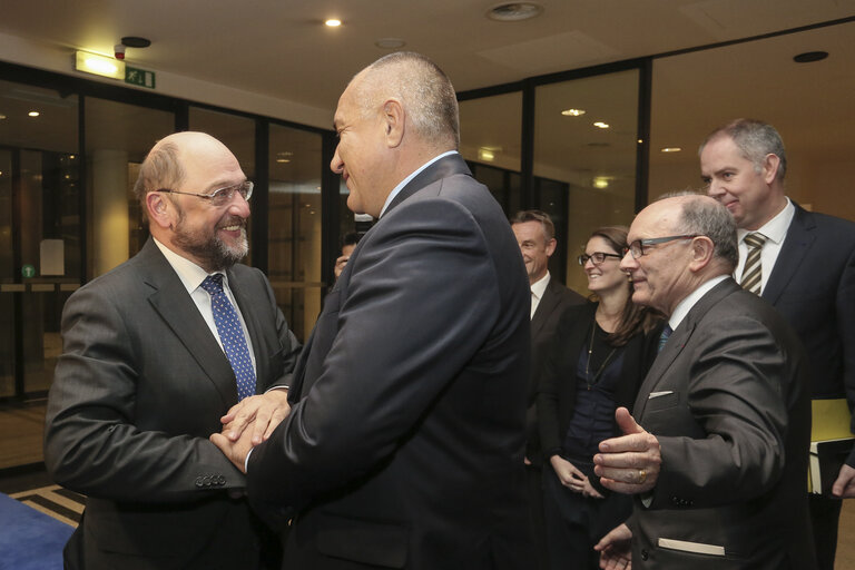 Zdjęcie 14: Martin SCHULZ - EP President meets with Boyko BORISSOV, Prime Minister of Bulgaria