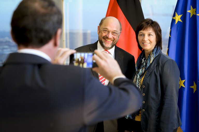 Fotografia 9: EP President meets with German MEPs and vice chancellor of Germany