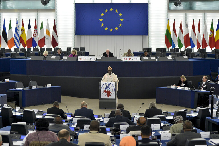 Fotografi 8: 28th ACP-EU Joint Parliamentary assembly in Strasbourg  Keynote debate ' Yes! Africa can live up to its ambitions '