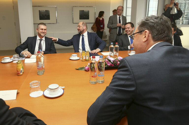 Foto 21: Martin SCHULZ - EP President Meeting with President of the Parliament of the Republic of Moldova