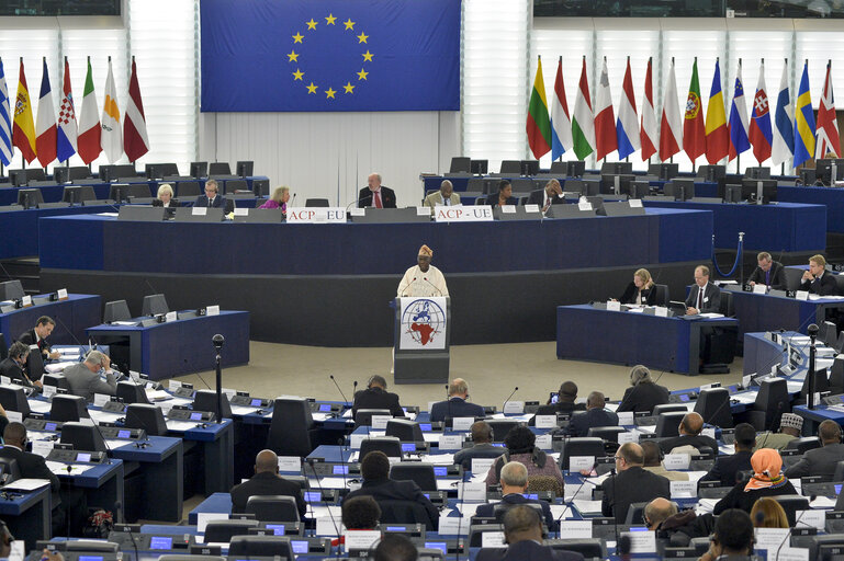 Fotografi 4: 28th ACP-EU Joint Parliamentary assembly in Strasbourg  Keynote debate ' Yes! Africa can live up to its ambitions '