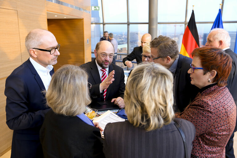 Fotografie 5: EP President meets with German MEPs and vice chancellor of Germany