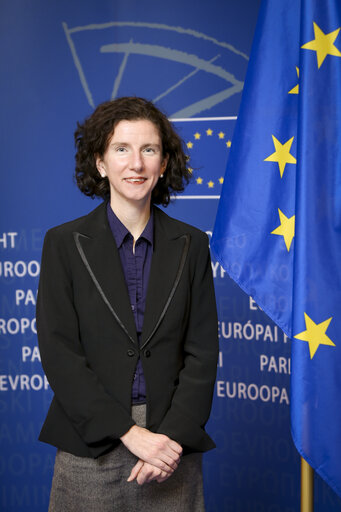 Suriet 11: MEP Anneliese DODDS at the European Parliament in Brussels