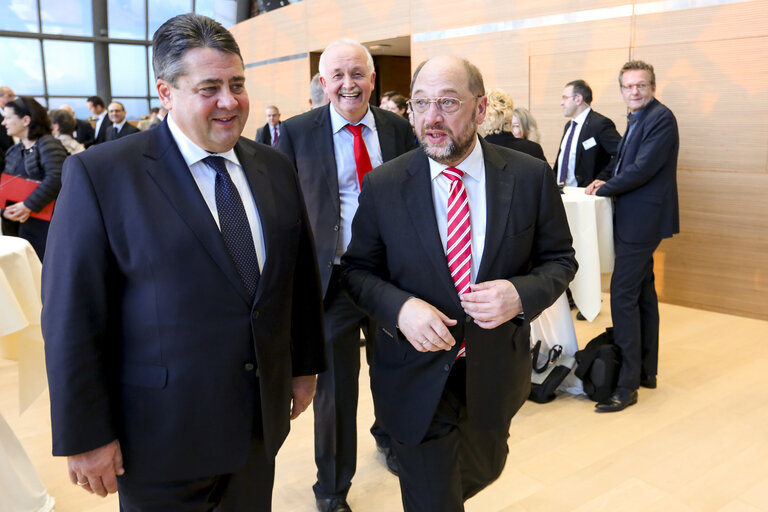 EP President meets with German MEPs and vice chancellor of Germany