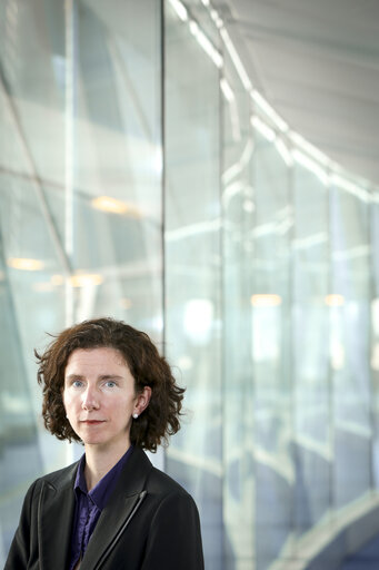 Foto 2: MEP Anneliese DODDS at the European Parliament in Brussels