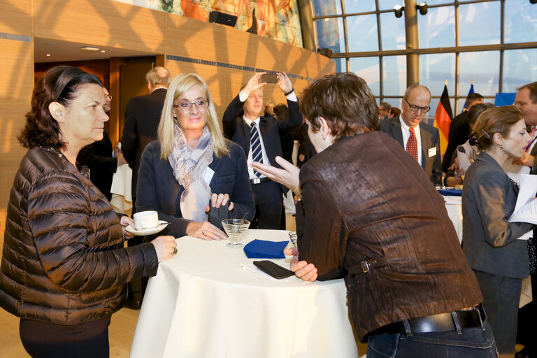 Fotografia 12: EP President meets with German MEPs and vice chancellor of Germany