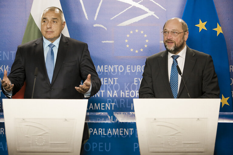 Zdjęcie 4: Martin SCHULZ - EP President meets with Boyko BORISSOV, Prime Minister of Bulgaria