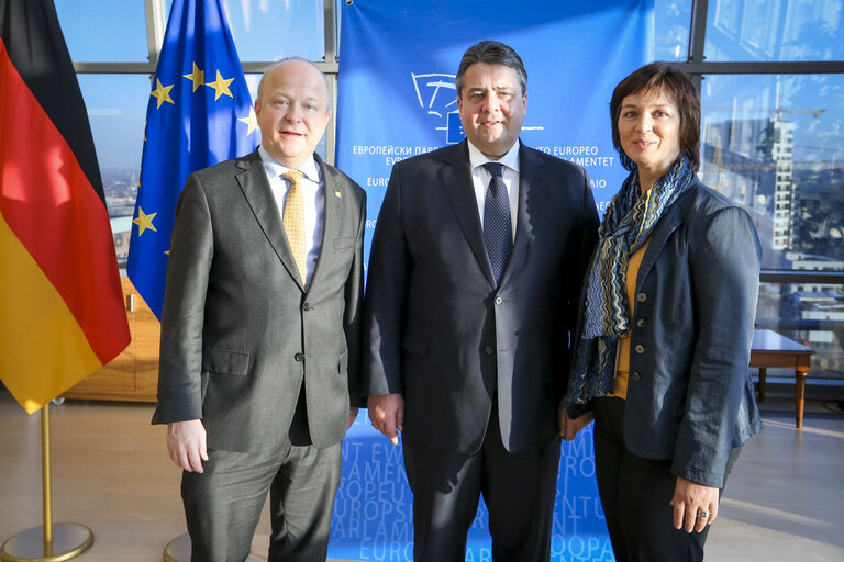 Fotografie 2: EP President meets with German MEPs and vice chancellor of Germany