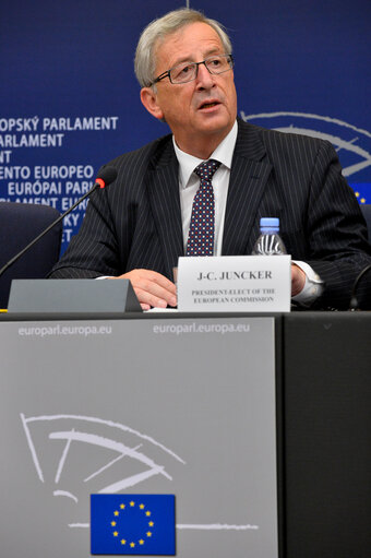 Fotografie 8: Press conference to announce the new President of the European Commission