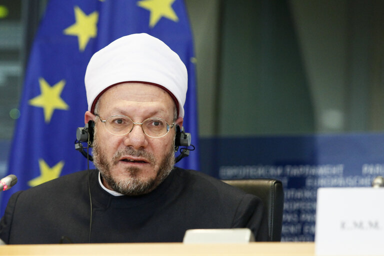 Fotografija 7: AFET Committee meeting with the Grand Mufti of Egypt