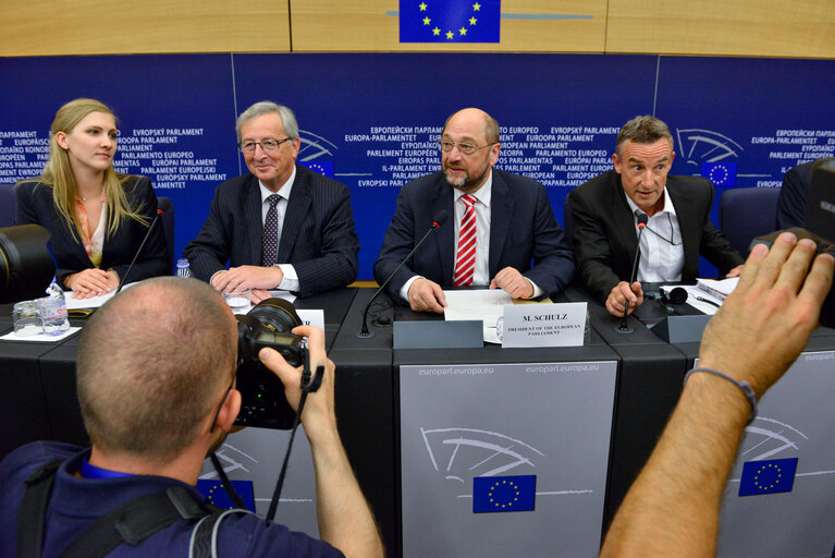 Fotografi 23: Press conference to announce the new President of the European Commission