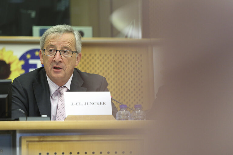 Fotografie 10: President-designate of the European Commission meets with Greens/EFA group