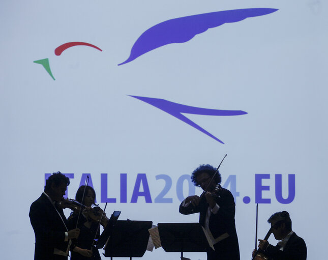 Photo 3 : Concert organized by the Italian Presidency of the Council of the European Union in honour of the new European Parliament