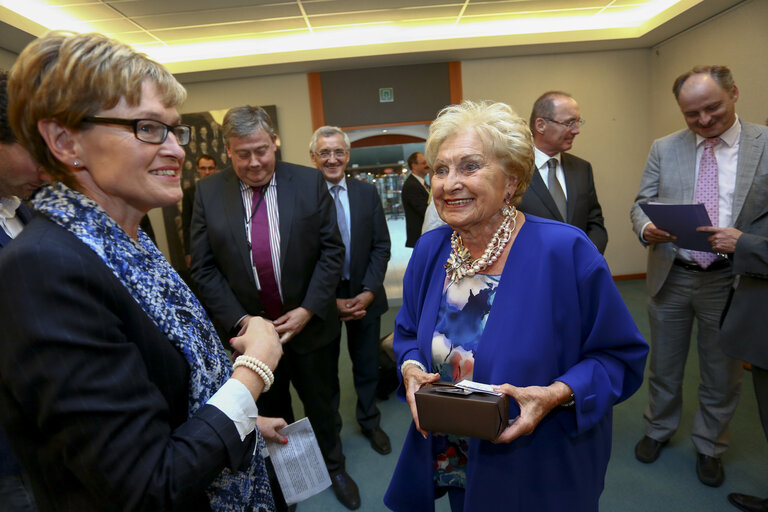 Inauguration of Astrid LULLING Lounge