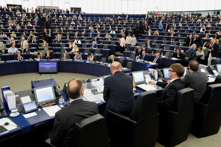 Foto 4: Plenary session week 29 2014 - 1 round of political group speakers