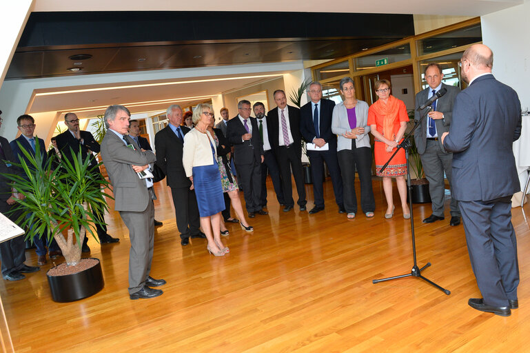 Foto 3: EP President reception for the newly elected members of the Bureau of the European Parliament.