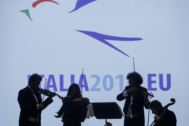 Photo 4 : Concert organized by the Italian Presidency of the Council of the European Union in honour of the new European Parliament