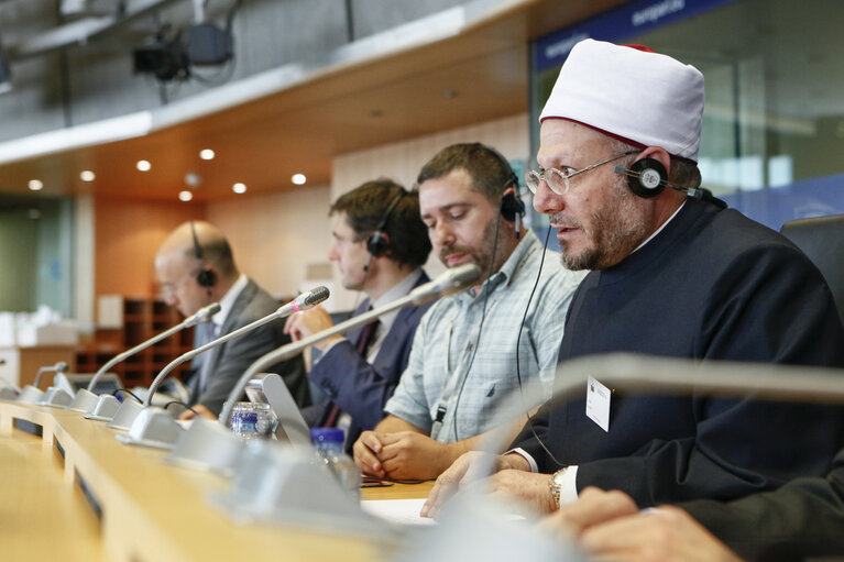 Fotografija 11: AFET Committee meeting with the Grand Mufti of Egypt