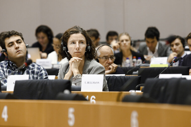 Fotografija 7: ECON Committee meeting ' Economic Dialogue and exchange of views with ECOFIN President and Minister of Economy and Finances of italy '