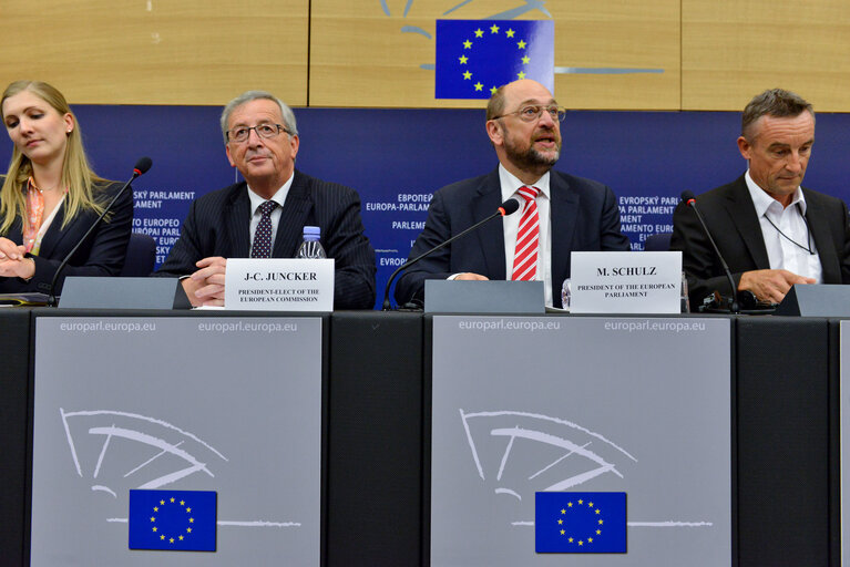 Foto 24: Press conference to announce the new President of the European Commission