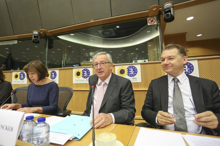 Fotografie 21: President-designate of the European Commission meets with Greens/EFA group