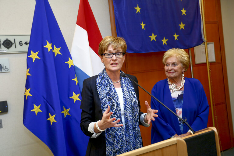 Inauguration of Astrid LULLING Lounge