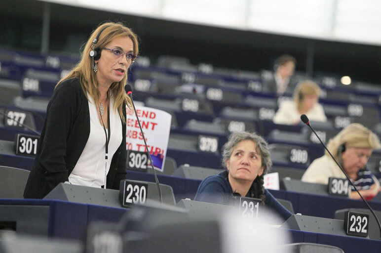 Foto 26: Plenary session week 29-2014 - Strasbourg - Withdrawal of the maternity leave directive