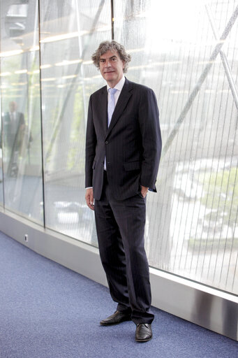 MEP Marcel DE GRAAF at the European Parliament in Brussels