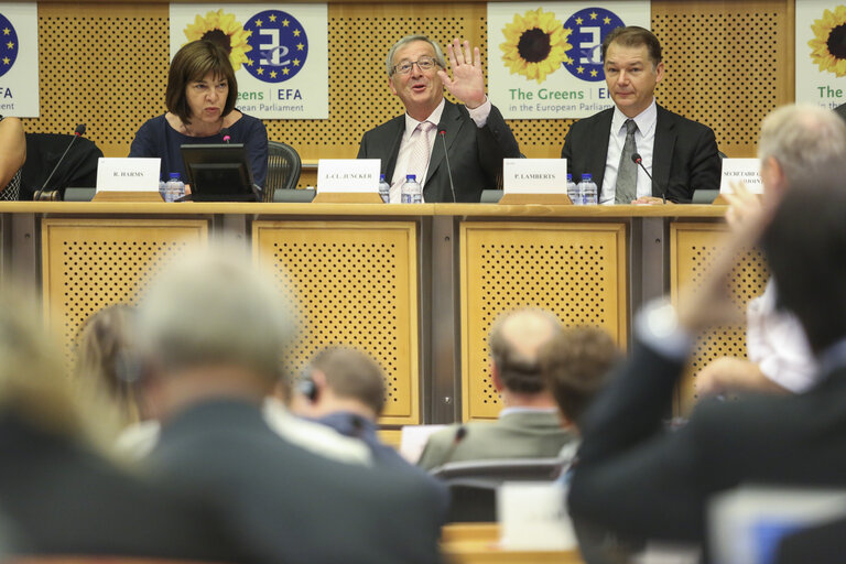 Fotografie 17: President-designate of the European Commission meets with Greens/EFA group