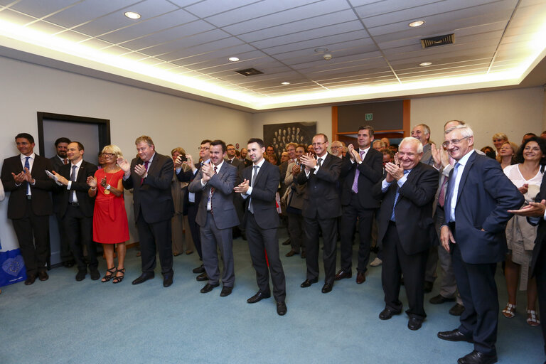 Inauguration of Astrid LULLING Lounge