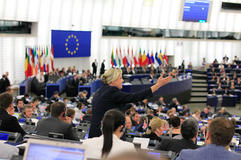 Fotografia 7: Plenary session week 29 -2014  Jean Claude JUNCKER is elected as new EC President