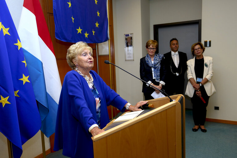 Inauguration of Astrid LULLING Lounge