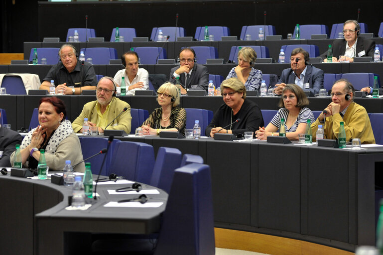 Foto 1: Meeting of the Paneuropean working group of the EPP-group, with the President of Paneurope Germany on 35 years European Parliament - Balance and Prospect.