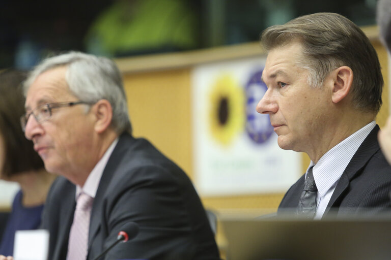 Fotografie 11: President-designate of the European Commission meets with Greens/EFA group