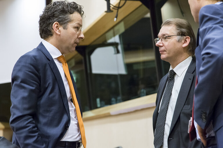 Photo 15: ECON Committee meeting in the Presence of the Dutch Minister for Finance