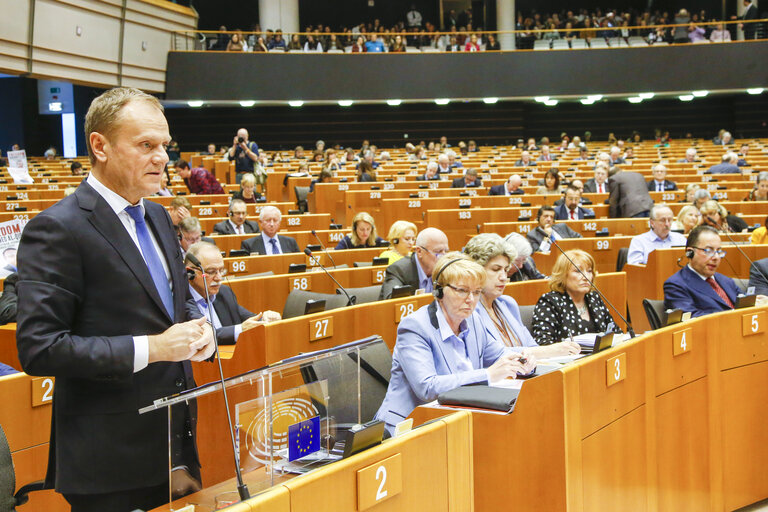 Photo 10: Plenary session week 208 2016.  Conclusions of the European Council meeting of 18-19 February 2016.