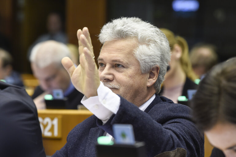 Photo 3: Dieter- Lebrecht KOCH in Plenary session in Brussels - Week 08  2016