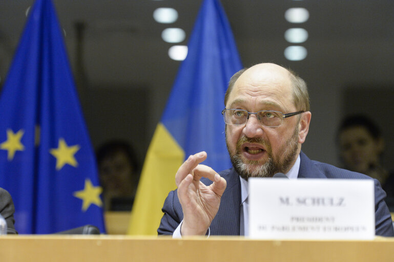 Fotografija 11: Ukraine Week at the European Parliament - High-level conference EP - Verkhovna RADA of Ukraine on capacity building for reform.  Opening.