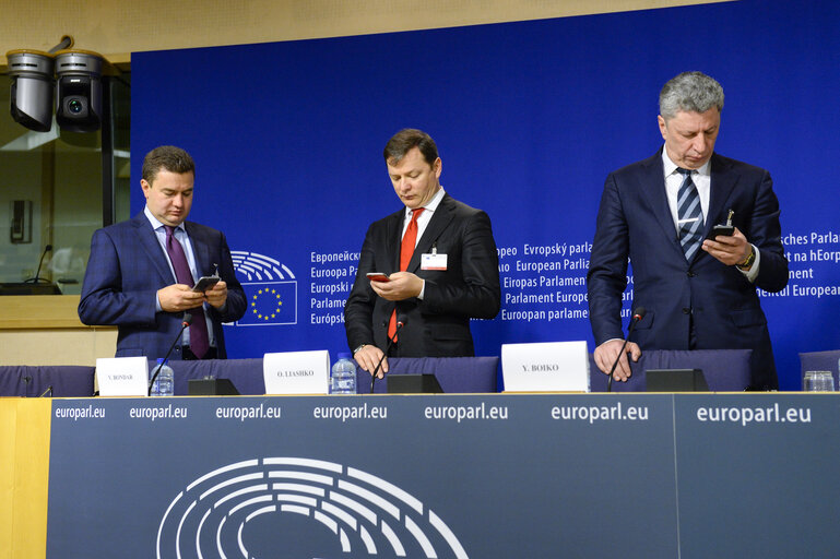 Press conference on the Ukraine Week at the European Parliament