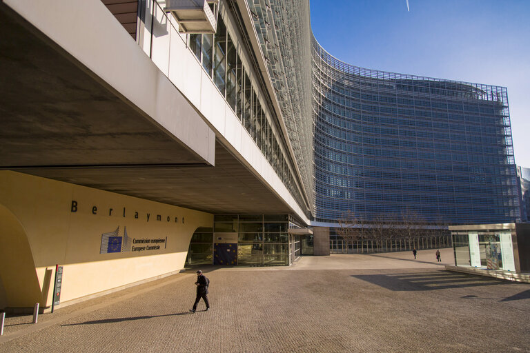 European Commission building in Brussels