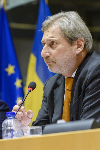 Fotografija 3: Ukraine Week at the European Parliament - High-level conference EP - Verkhovna RADA of Ukraine on capacity building for reform.  Opening.