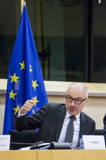 Photo 3: ECON Committee meeting in the Presence of the Dutch Minister for Finance