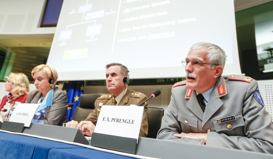 Fotografija 5: SEDE Exchange of views with the Commanding General of Eurocorps