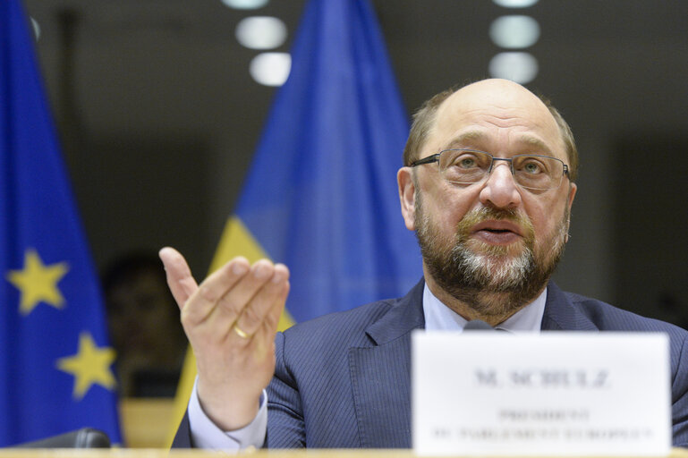 Fotografija 9: Ukraine Week at the European Parliament - High-level conference EP - Verkhovna RADA of Ukraine on capacity building for reform.  Opening.