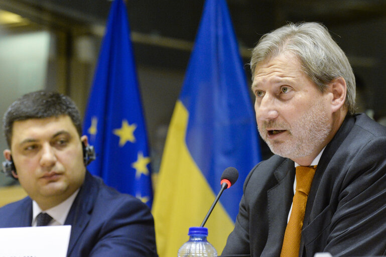 Fotografija 2: Ukraine Week at the European Parliament - High-level conference EP - Verkhovna RADA of Ukraine on capacity building for reform.  Opening.