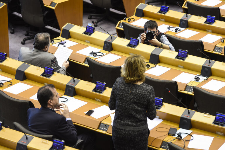 Foto 30: Plenary session in Brussels - Week 08  2016  Activities of the European Ombudsman in 2014