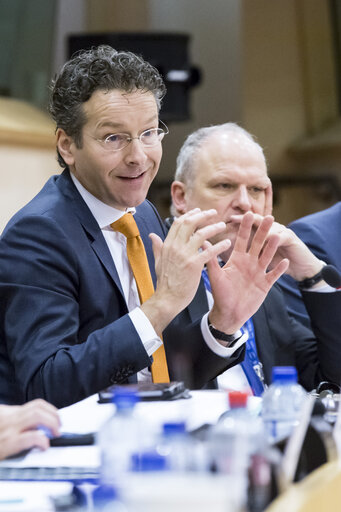 Photo 5: ECON Committee meeting in the Presence of the Dutch Minister for Finance