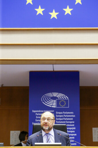 Photo 16: Plenary session week 208 2016.  Conclusions of the European Council meeting of 18-19 February 2016.