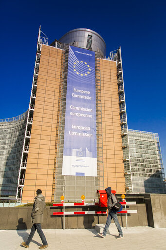 European Commission building in Brussels