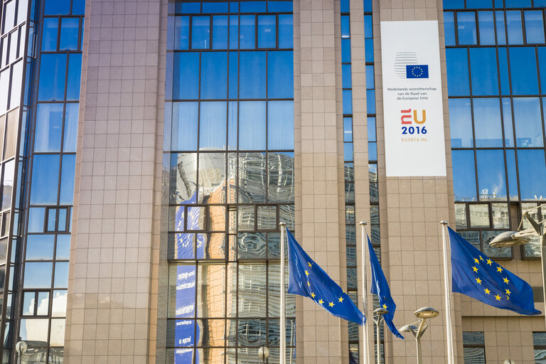 Снимка 9: European Council building in Brussels